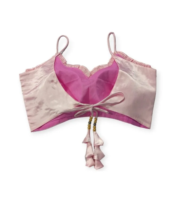 Picture of New Design Light Pink Color Color Sleeveless Blouse For Women