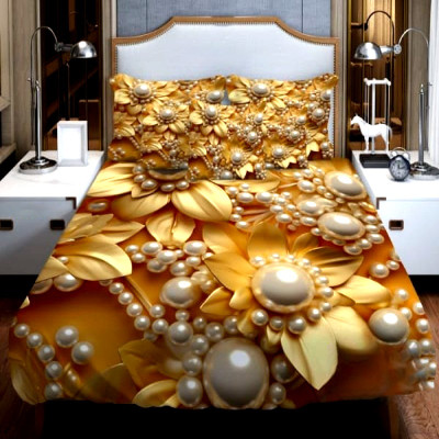 Buy China Premium 3D Design Bed Sheet  at Best Price In Bangladesh