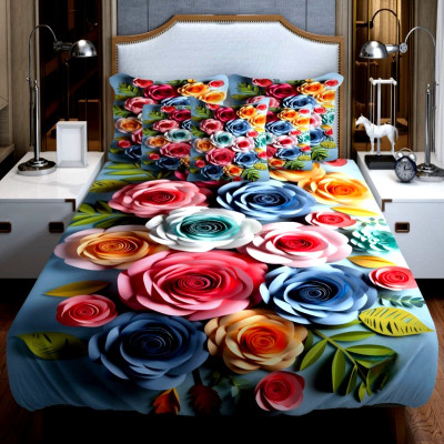 Buy China Premium 3D Design Bed Sheet  at Best Price In Bangladesh