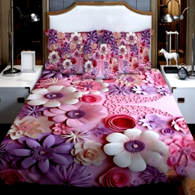 Buy China Premium 3D Design Bed Sheet  at Best Price In Bangladesh