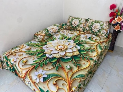 Buy China Premium 3D Design Bed Sheet  at Best Price In Bangladesh