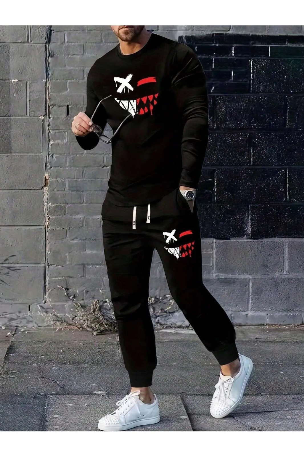 Buy New full Sleeves T-Shirt & Full Trouser Combo (Set) for Man Online Best Price In Bangladesh