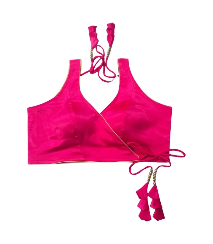 Picture of Hot Pink Princess cut Blouse for Women