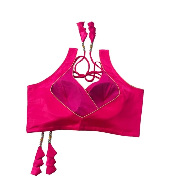 Picture of Hot Pink Princess cut Blouse for Women