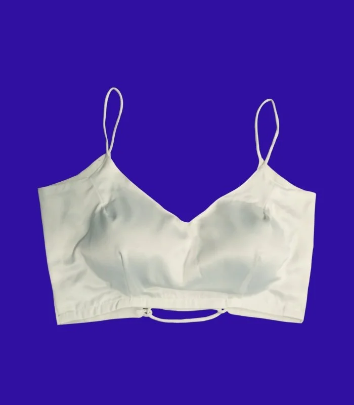 Picture of White Color Sleeveless Blouse For Women