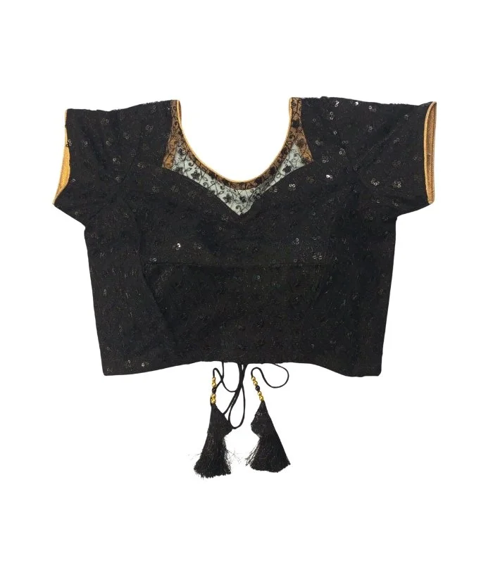 Picture of New Princess Cut Black Color Blouse For Women