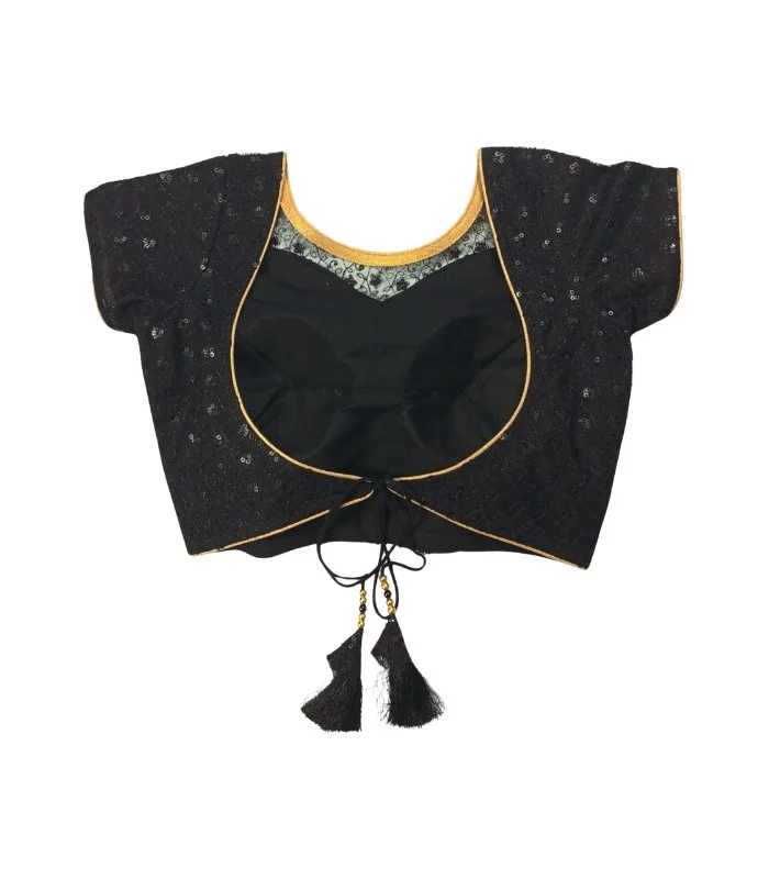 Picture of New Princess Cut Black Color Blouse For Women