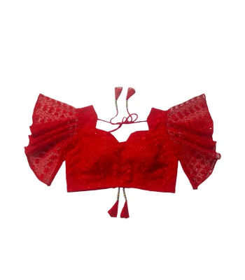 Picture of Red Color Modern Blouse For Women