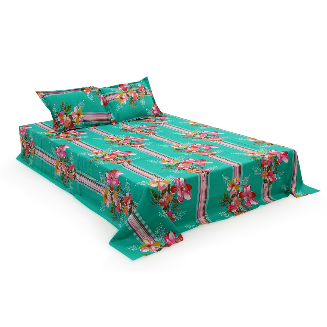 Buy Double Bed Sheet with Two Pillow Covers at best price in Bangladesh