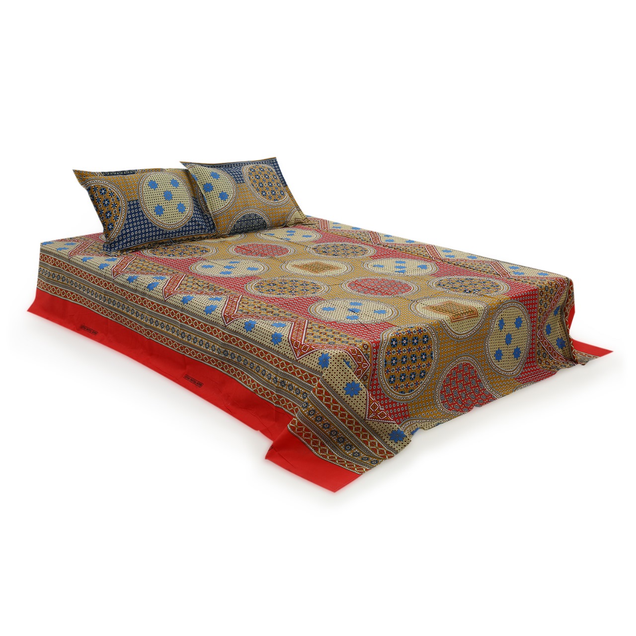 Buy Double Bed Sheet with Two Pillow Covers at best price in Bangladesh