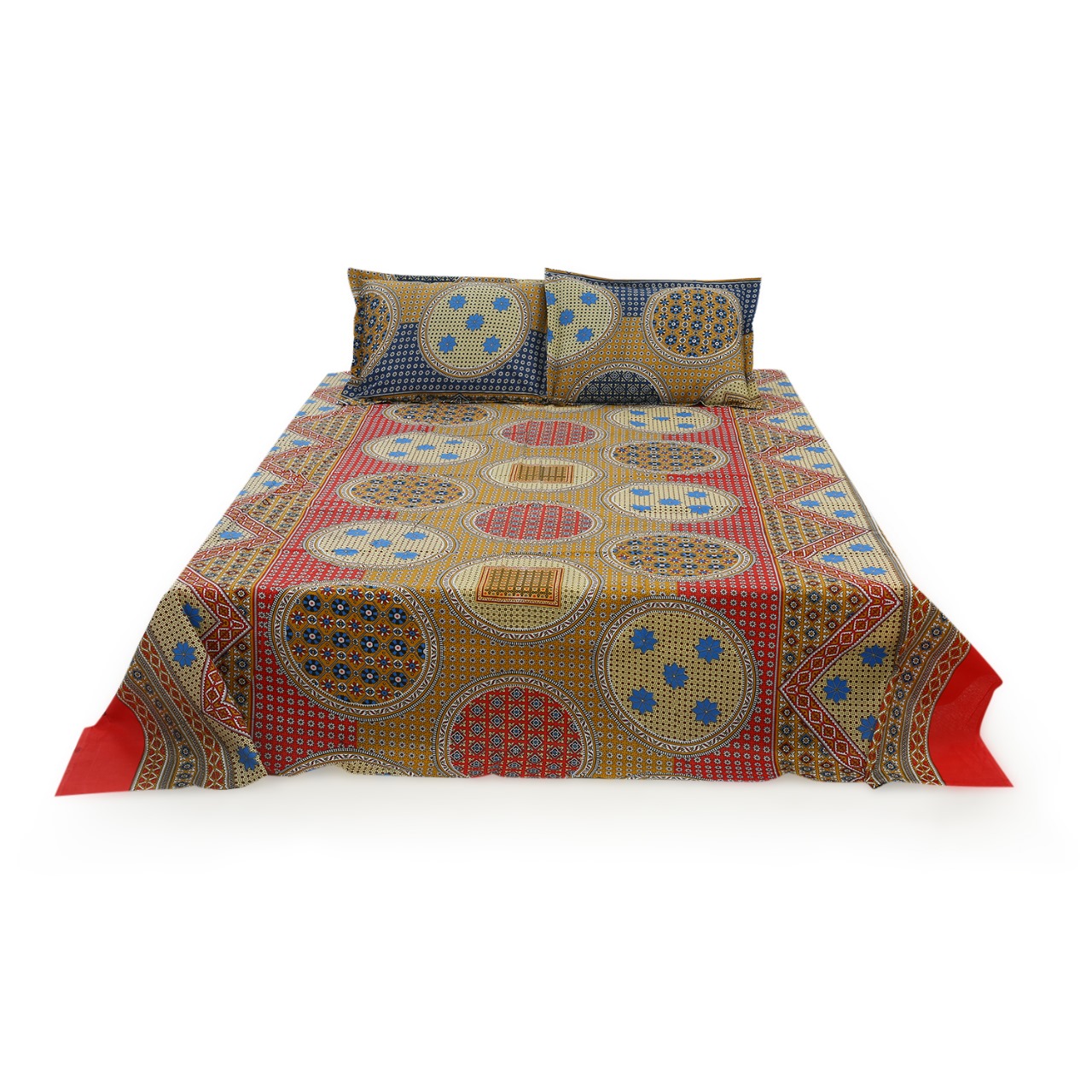 Buy Double Bed Sheet with Two Pillow Covers at best price in Bangladesh