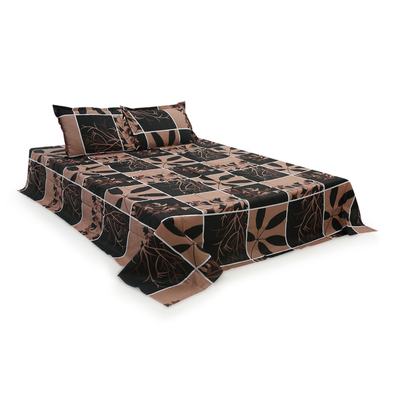Buy Double Bed Sheet with Two Pillow Covers at best price in Bangladesh