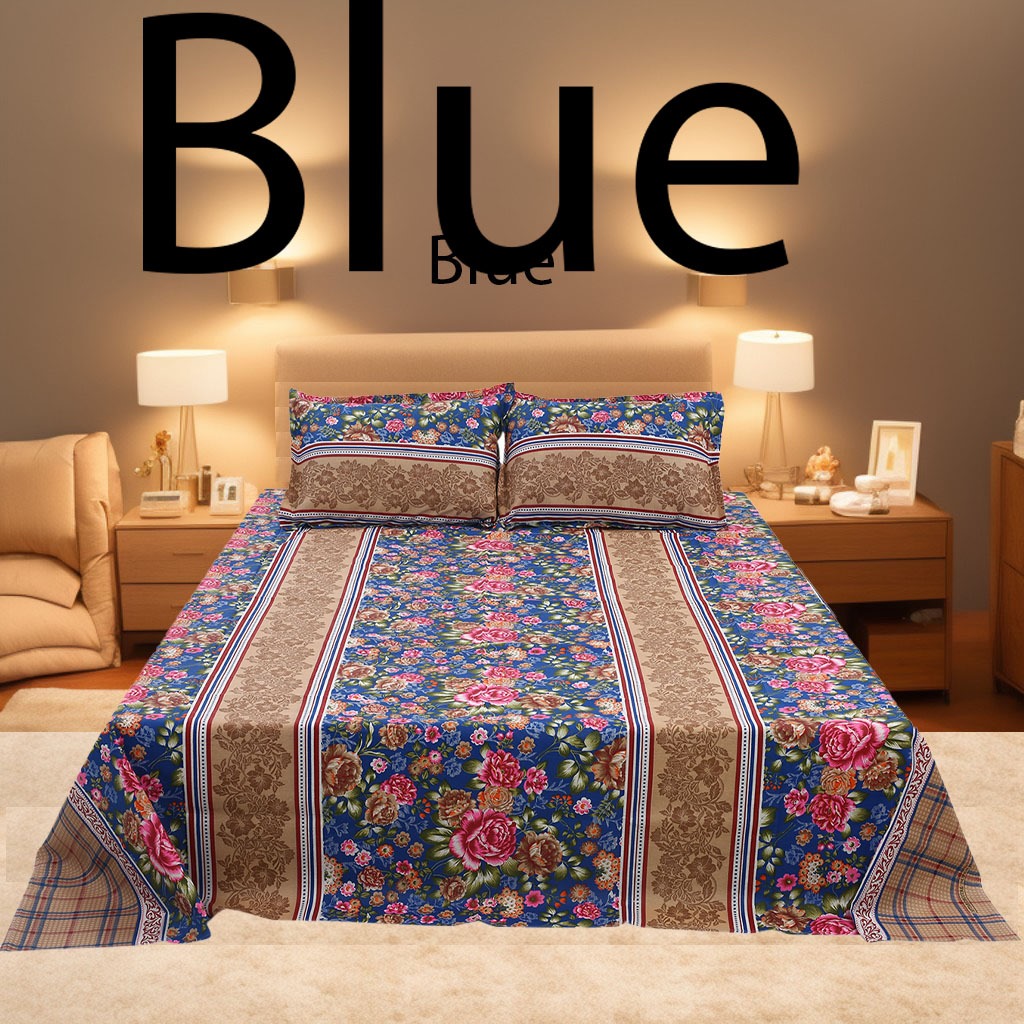 Buy Double Bed Sheet with Two Pillow Covers at best price in Bangladesh