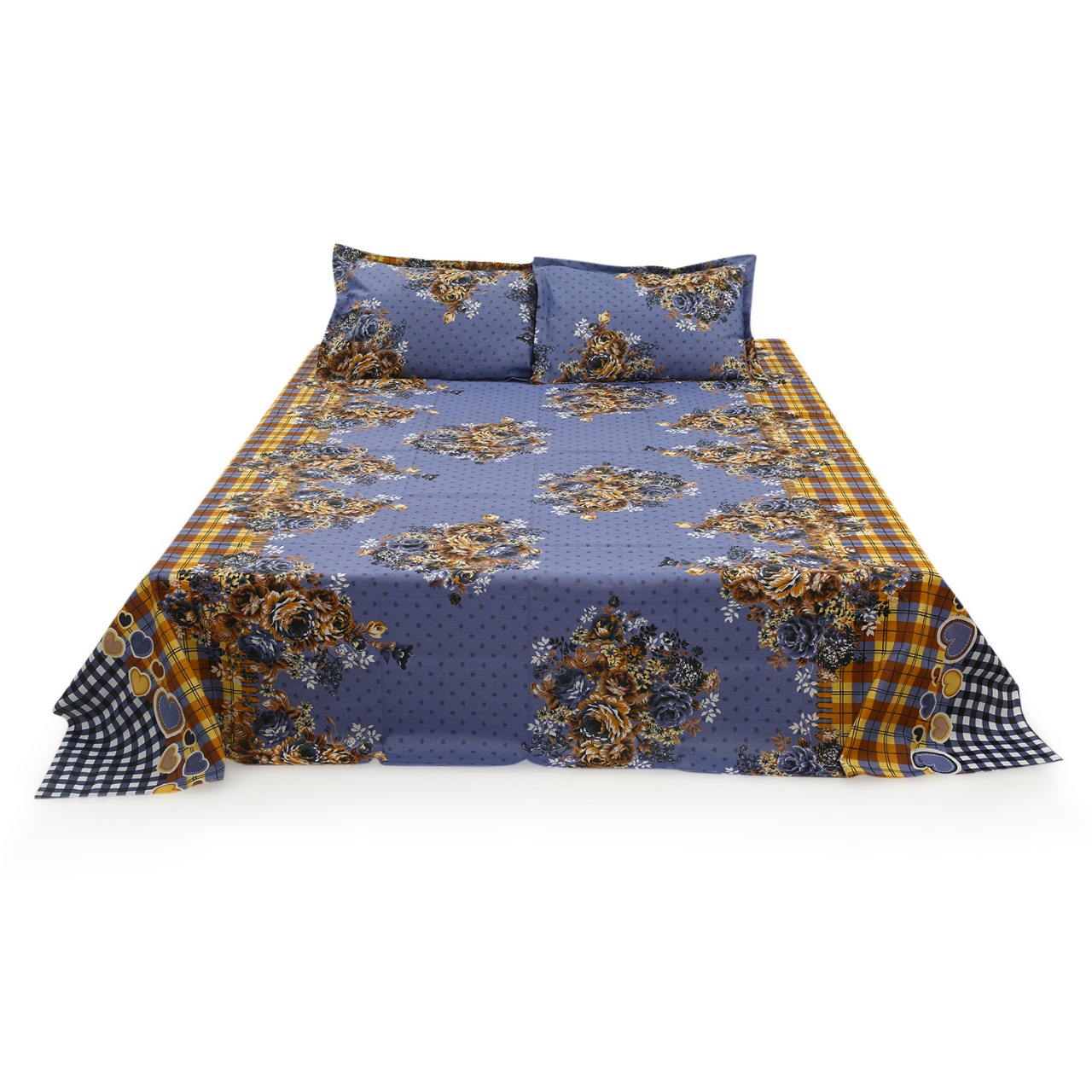 Buy Double Bed Sheet with Two Pillow Covers at best price in Bangladesh