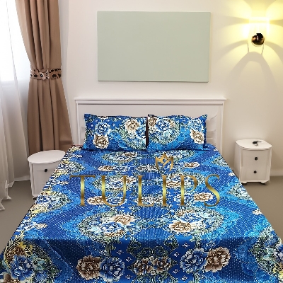Buy Double Bed Sheet with Two Pillow Covers at best price in Bangladesh