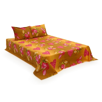 Buy Double Bed Sheet with Two Pillow Covers at best price in Bangladesh