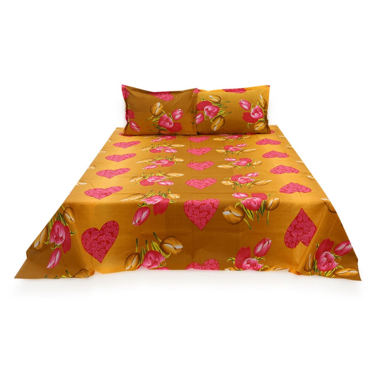 Buy Double Bed Sheet with Two Pillow Covers at best price in Bangladesh
