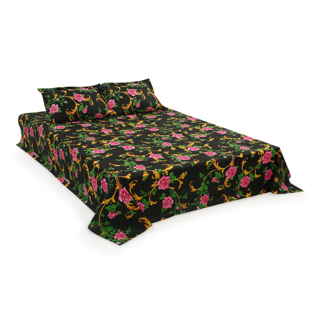 Buy Double Bed Sheet with Two Pillow Covers at best price in Bangladesh