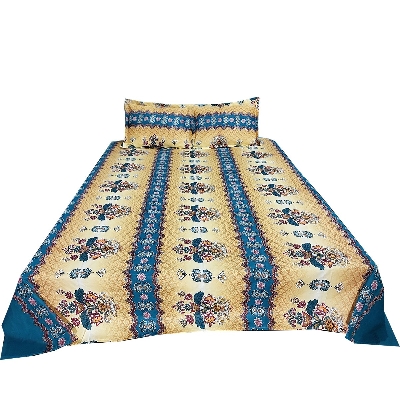 Buy Double Bed Sheet with Two Pillow Covers at best price in Bangladesh