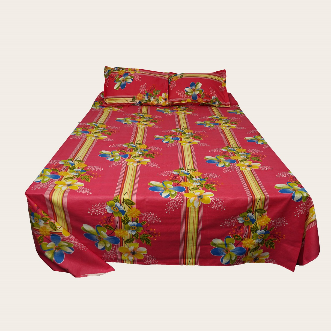 Buy Double Bed Sheet with Two Pillow Covers at best price in Bangladesh