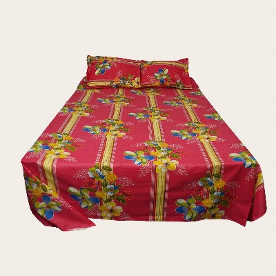Buy Double Bed Sheet with Two Pillow Covers at best price in Bangladesh