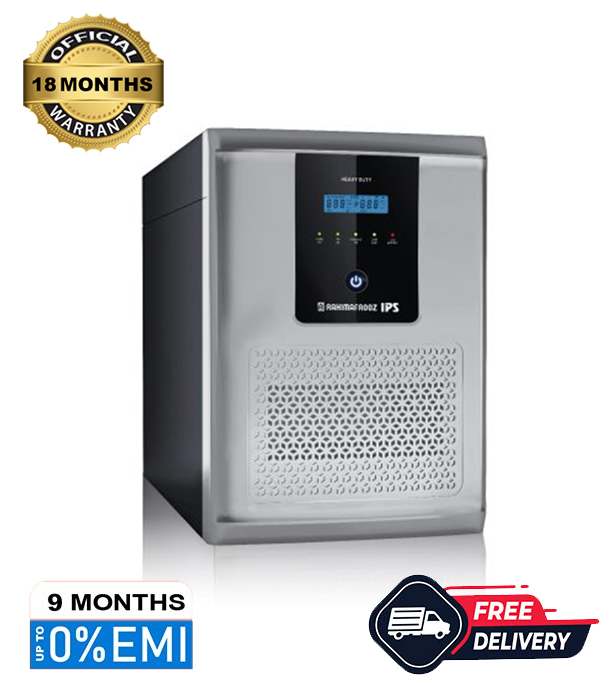 Picture of Rahimafrooz RZ 3.2 KVA Sinewave IPS Full Package (15 LED Light, 8 Ceiling Fan, 1 LED 49" TV, 2 Computer (250W) 2 Mobile Charger)