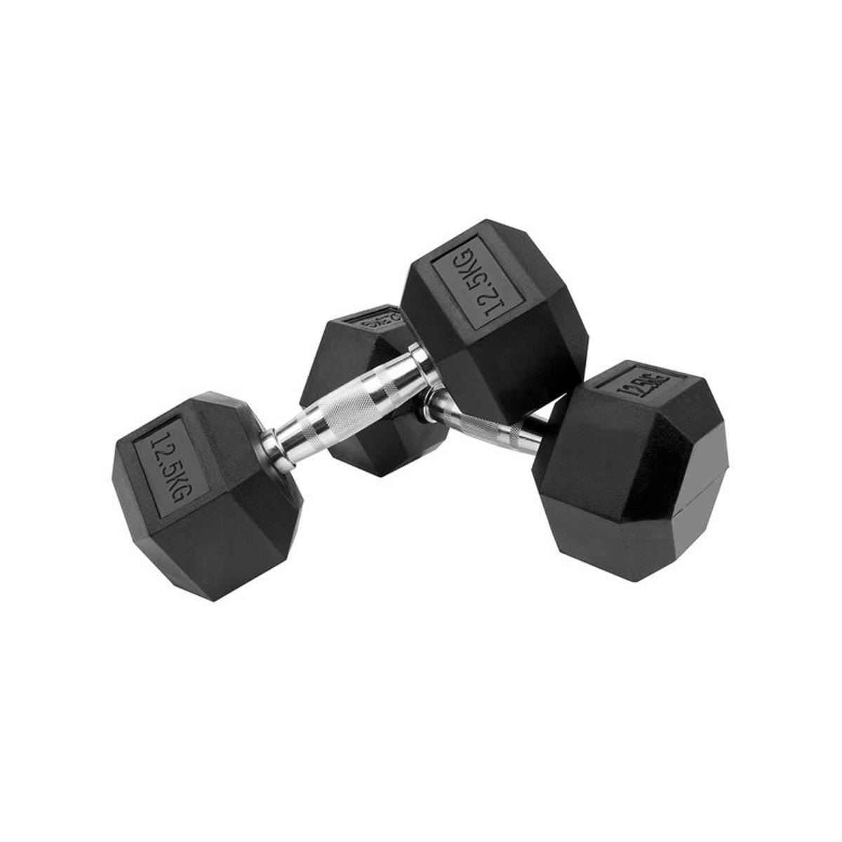 Buy 12.5kg Hex Dumbbell 2 pcs At Best Price in Bangladesh
