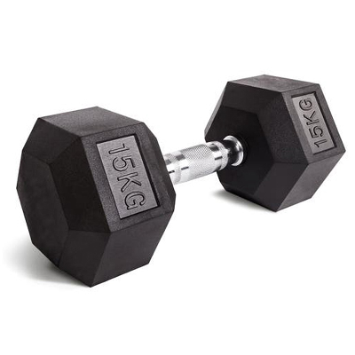 Buy 15kg Hex Dumbbell (1pc) - Black - Citizen Sports  At Best Price in Bangladesh