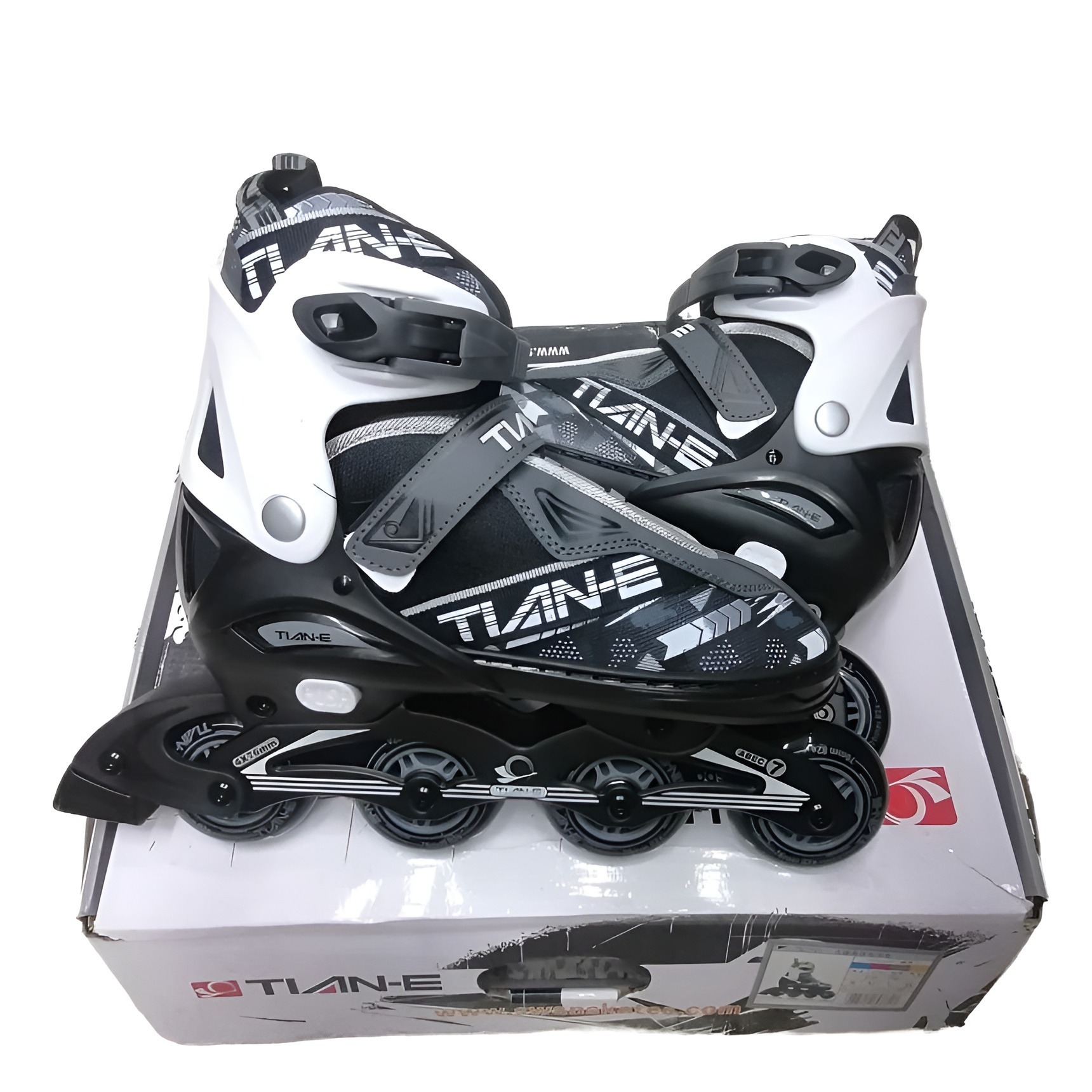 Buy Tian-E Inline Roller Skating Shoes (Adjustable) L-size - Citizen Sports  At Best Price in Bangladesh