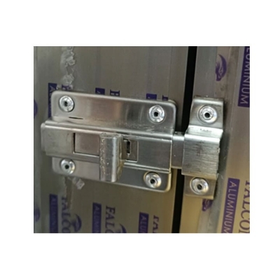 Picture of Protector Aluminium Glass Door Blue Joba RH 82'' *30'' 