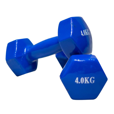 Picture of 4kg vinyl dumbbell 1 Pair - Citizen Sports