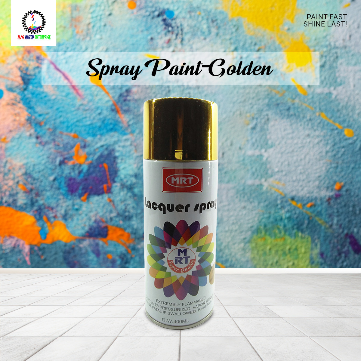Picture of Spray paint-Golden