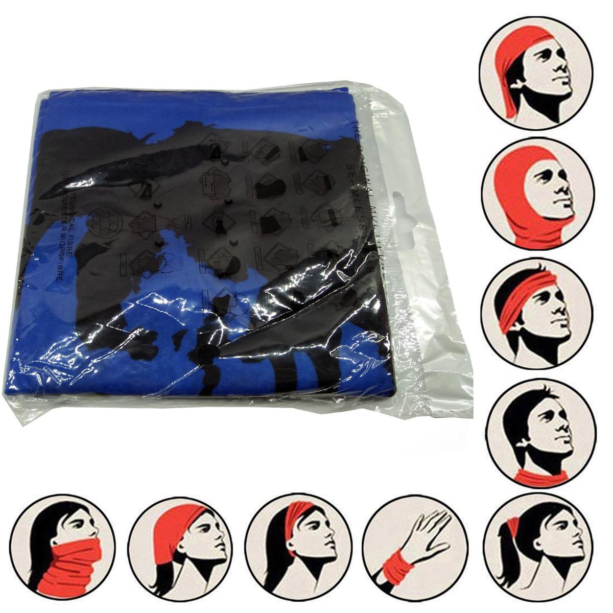 Picture of Outdoors Magic Headband White Multiple Design Print Cycling Face Masks Sports Bandana