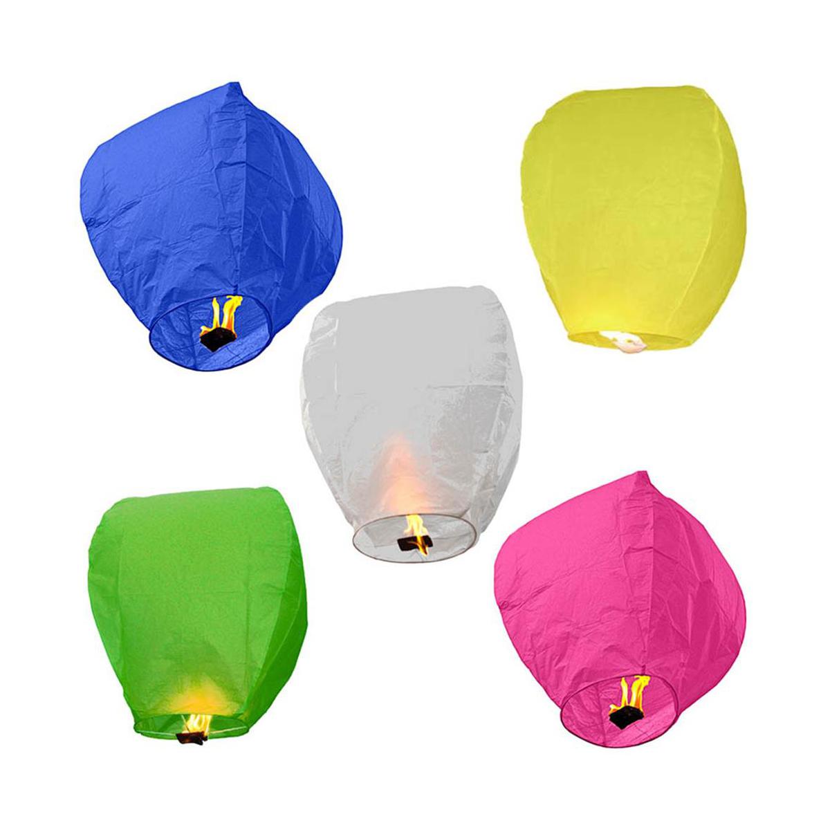 Picture of Fanush Sky Lantern - 5 Pieces  5 different color