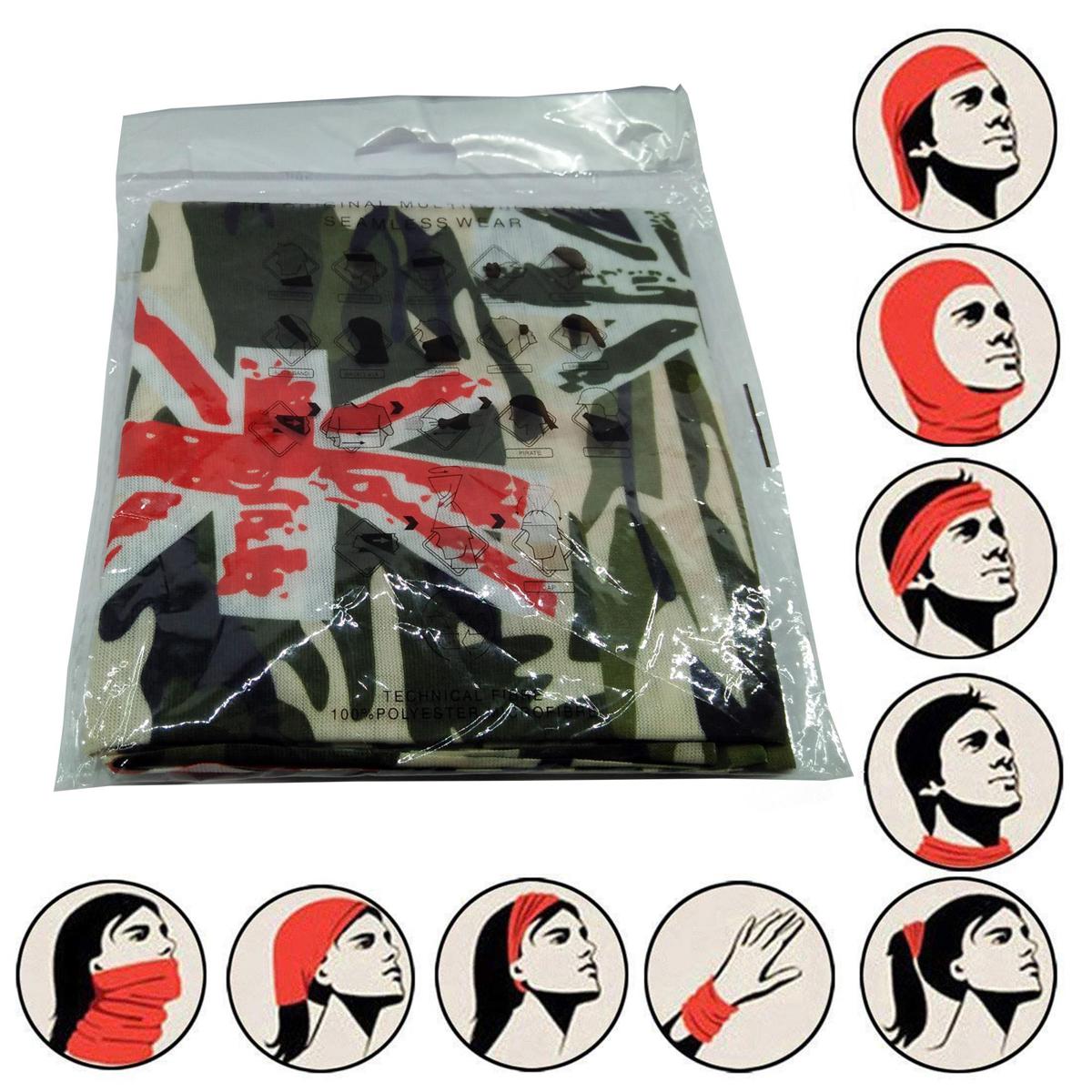 Picture of Outdoors Magic Headband White Multiple design prind Cycling Face Masks Sports Bandana