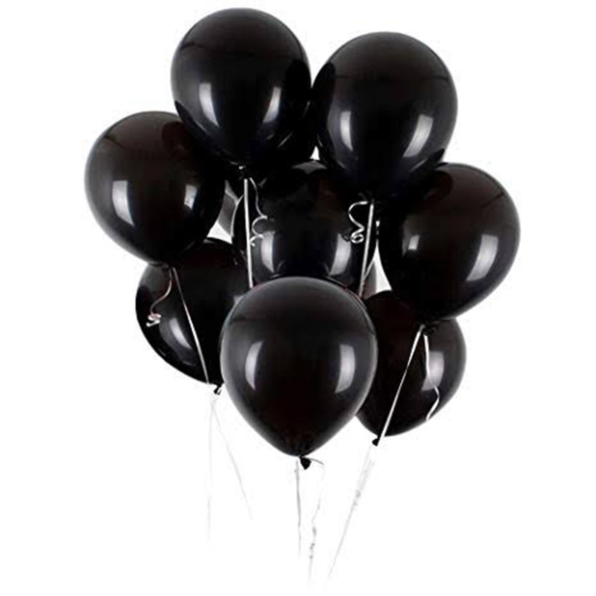 Picture of 100 piece Baloon Birthday weadding decoration-Black