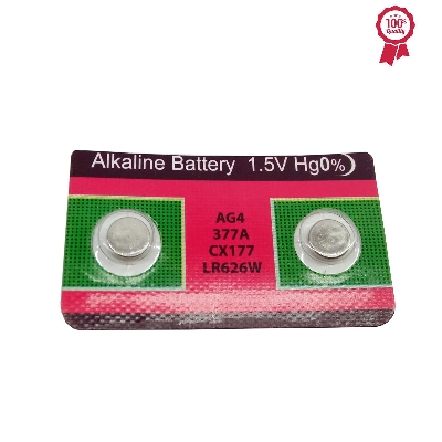 Picture of 2 psc watch battery 377A LR626W AG4 LR626 CX177 6.8 * 2.6 mm 1.5V Alkaline watch Accessories Electronic battery button cell battery