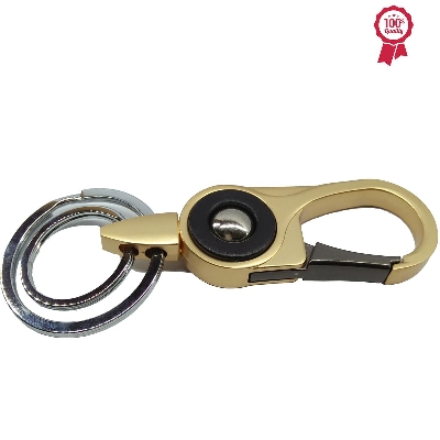 Picture of Metal Hook Key ring Chain With Double Ring Chrome Plated for Men/Women/Bikers/others