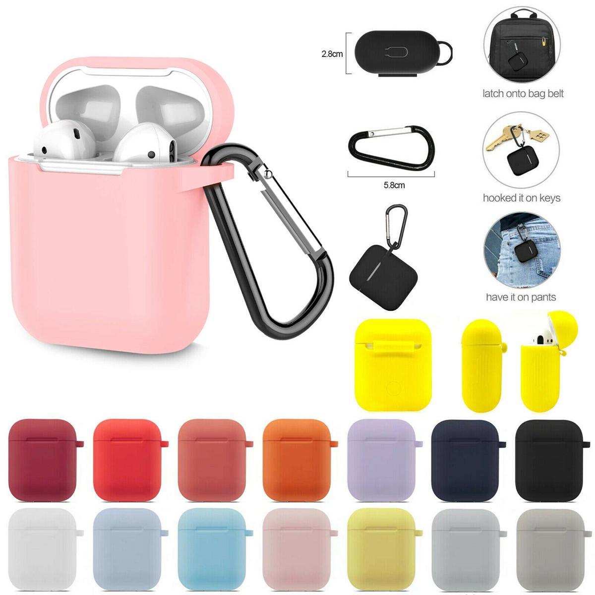 Picture of Strap Holder & Silicone Case Cover for Airpods Air Pod Earpods Accessories
