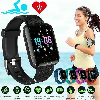 Picture of 116 Plus Waterproof Smart Sports watch Bracelets & Fitness Tracker