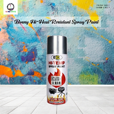 Picture of Bosny Hi-Heat Resistant 1200°F Aerosol Spray Paint (400 ml, Aluminium)