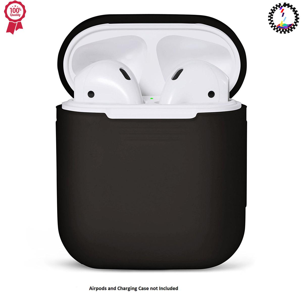 Picture of Soft silicone case protective cover for AirPods- Black