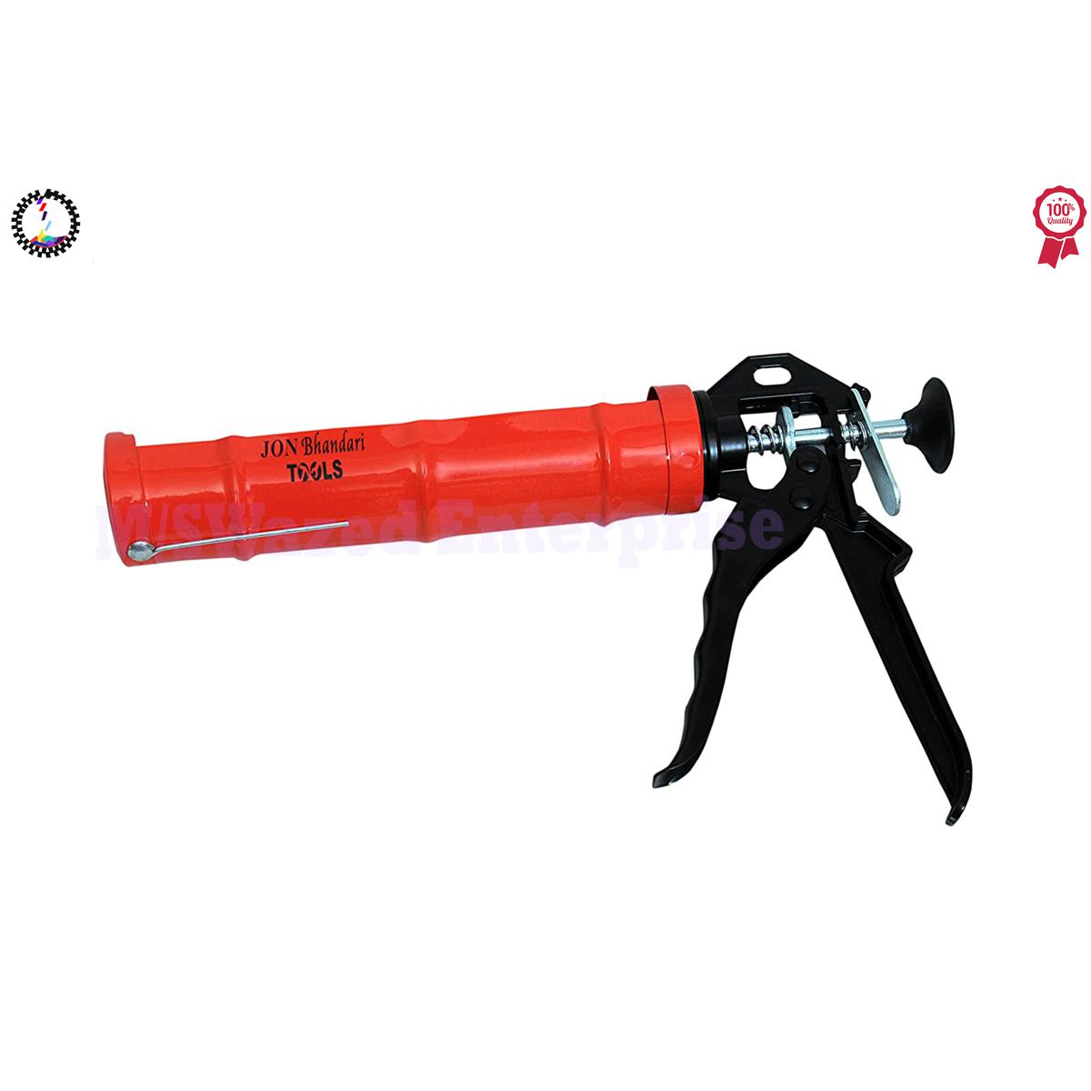 Picture of Steel Silicon Sealant Caulking Heavy Duty Red, pack of 1pc - Double Side Tape