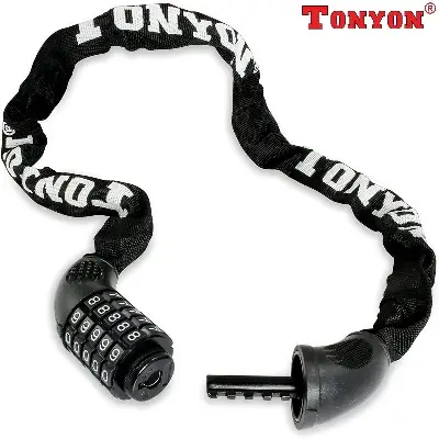Picture of Tonyon Combination Lock Cable for Bicycles - Black