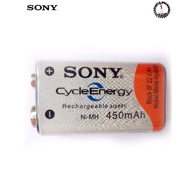 Picture of Sony 9V Rechargeable Battery 450mAh