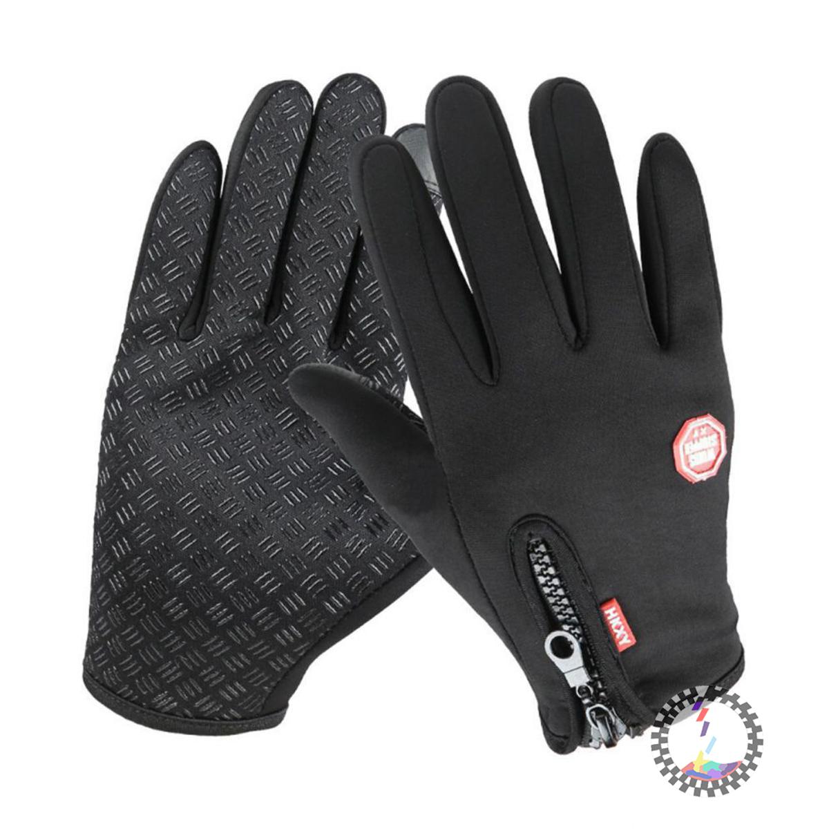 Picture of Touchscreen Full Finger Gloves Waterproof Outdoor Sports For Bikers