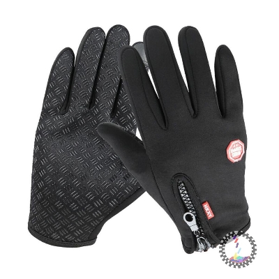 Picture of Touchscreen Full Finger Gloves Waterproof Outdoor Sports For Bikers