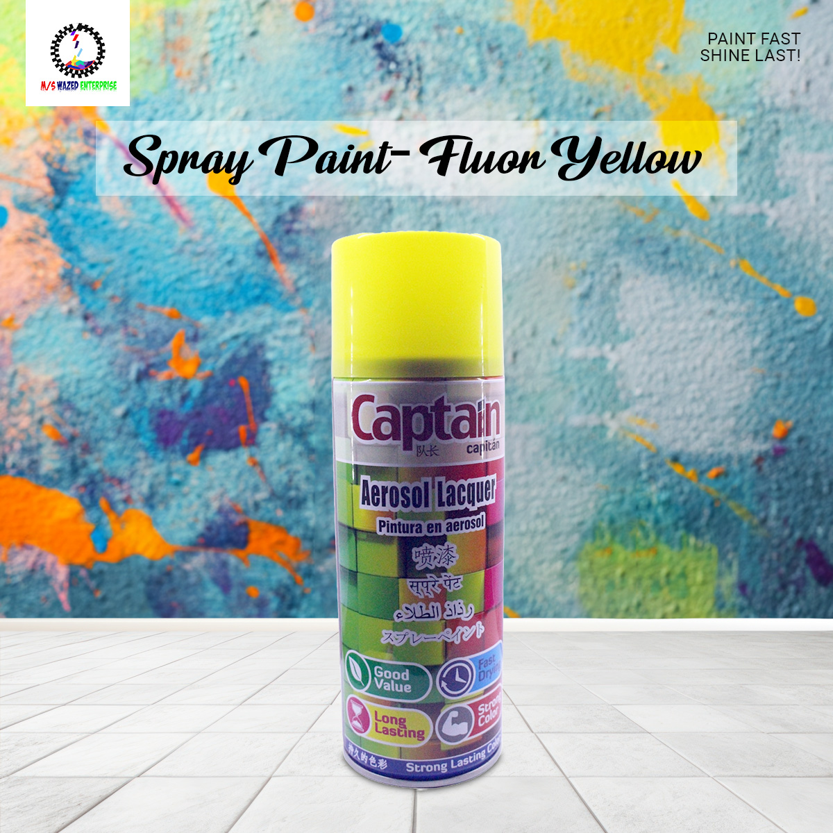 Picture of Spray Paint- Fluor Yellow
