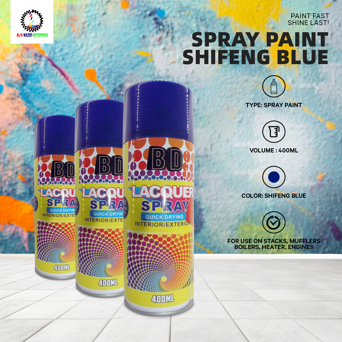 Picture of Spray paint Shifeng Blue