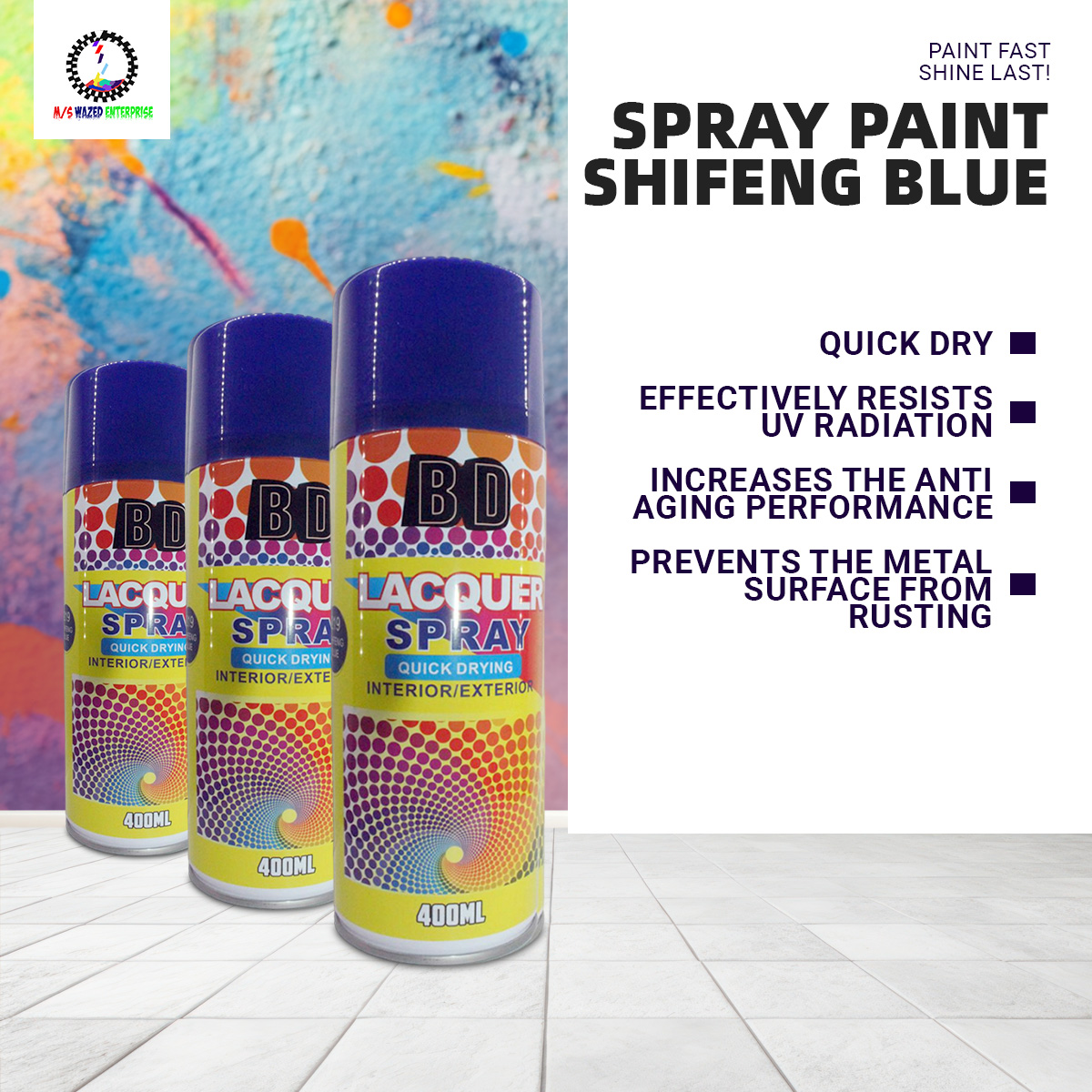 Picture of Spray paint Shifeng Blue